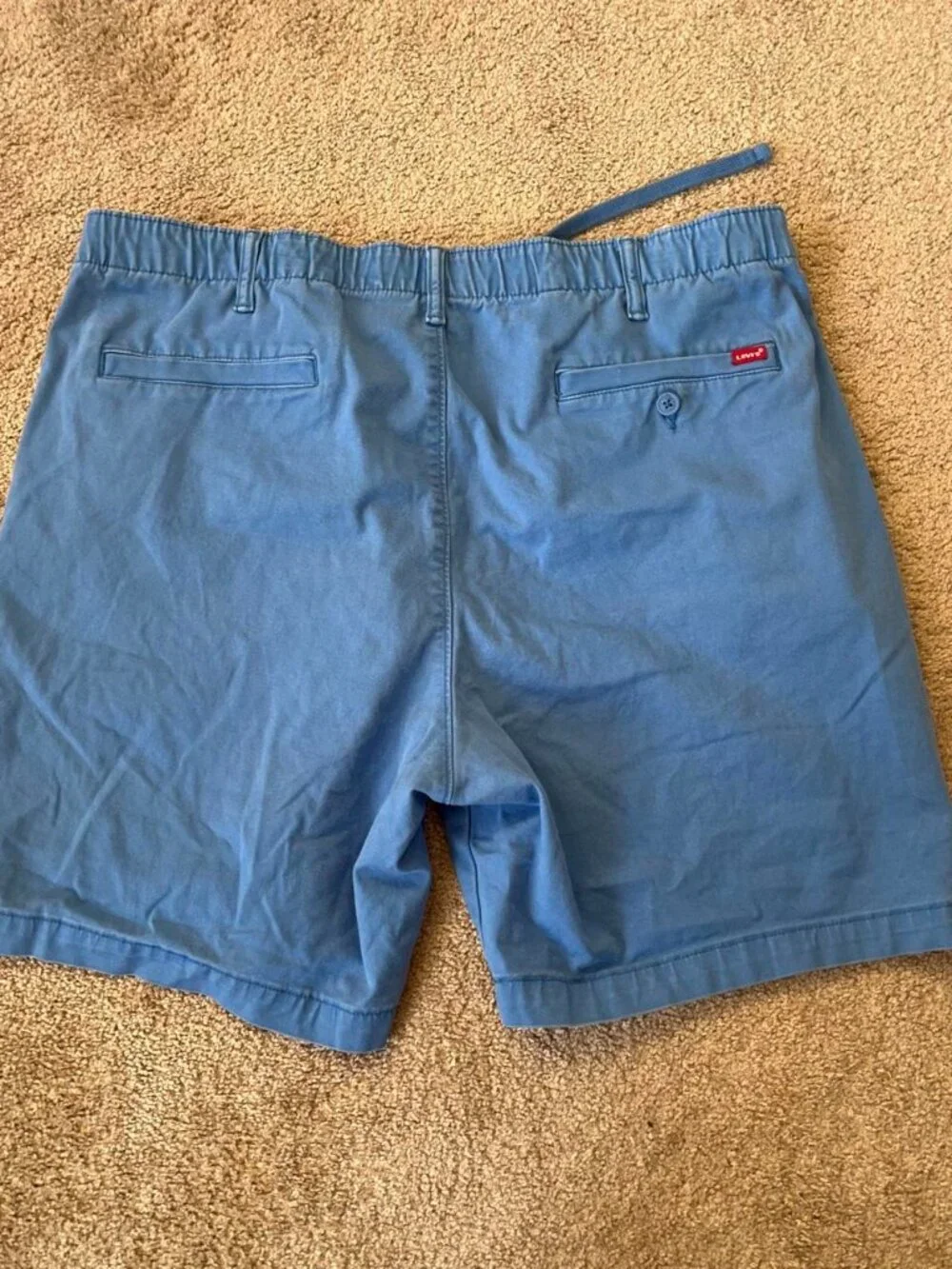 Levi’s XX Chino EZ Shorts Blue Elastic Waist
